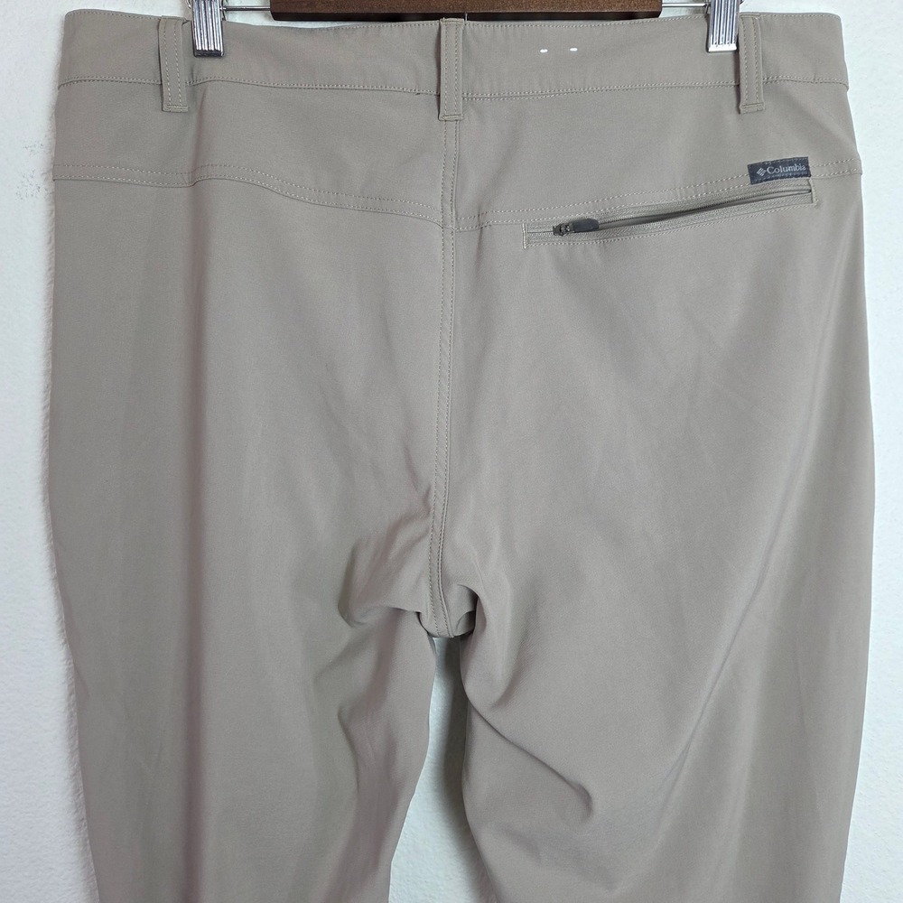 Columbia Mens Hiking Pants 36x32 Lightweight Stretch Zip Pocket Outdoor - Picture 4 of 9